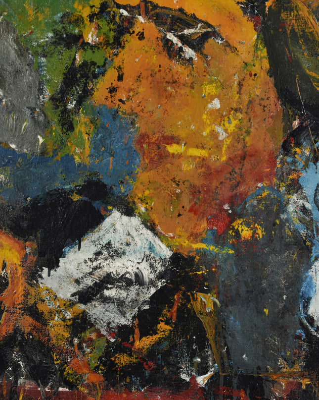 Jan Stekelenburg (1922-1977) Abstract landschap