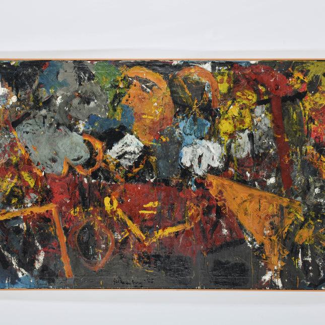 Jan Stekelenburg (1922-1977) Abstract landschap