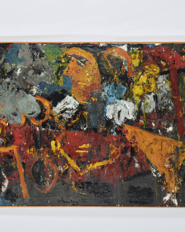 Jan Stekelenburg (1922-1977) Abstract landschap