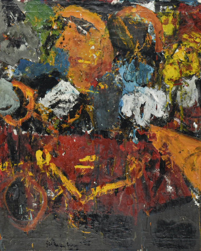 Jan Stekelenburg (1922-1977) Abstract landschap