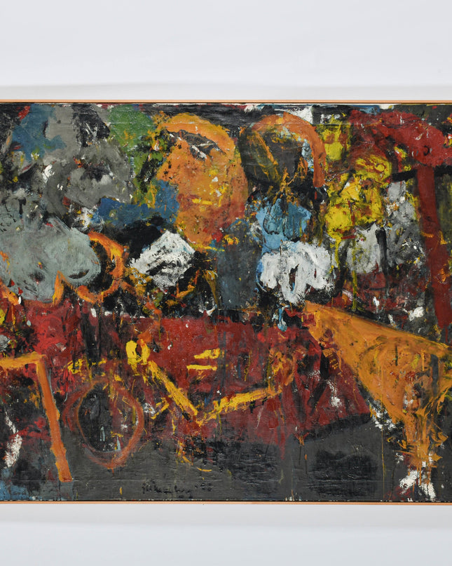 Jan Stekelenburg (1922-1977) Abstract landschap