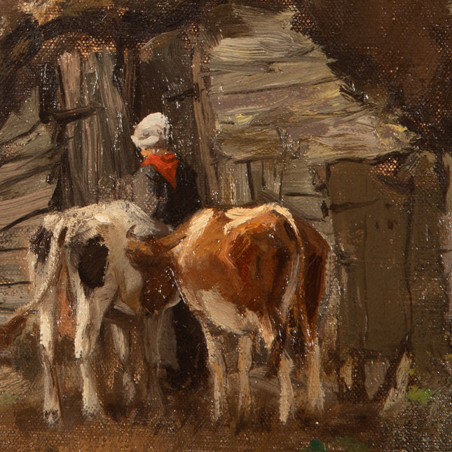 Johan Frederik Cornelis Scherrewitz (1823-1901) Boerderij