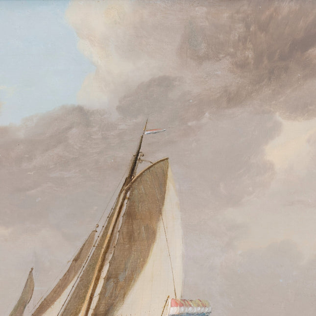 Johannes Hermanus Koekkoek (1778-1851) Boten op zee