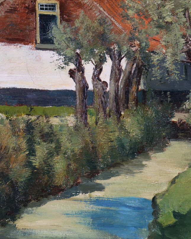 Leo Grijseels (1884-1966) Boerderij langs een beek