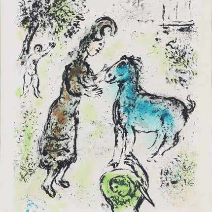 Marc Chagall (1887-1985) Athen et le Cheval (Athena and the Horse)