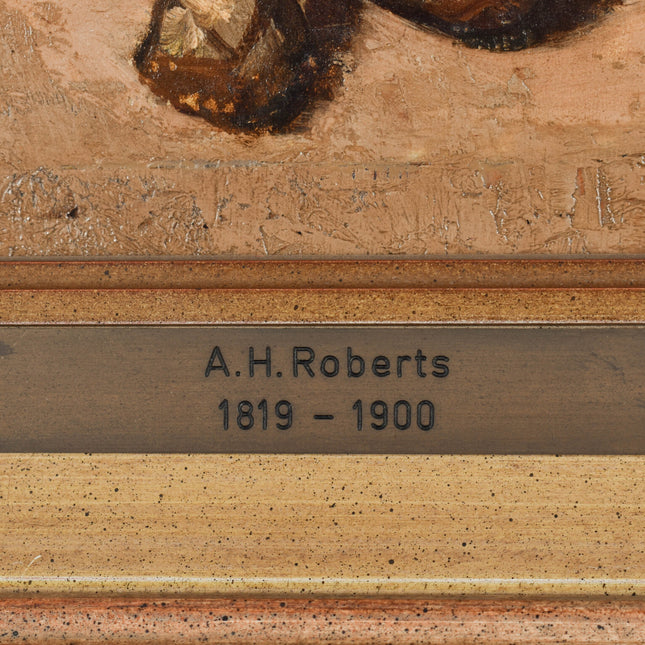 Nestor Alexandre Nicolas Robert (1817-1890) Le petit sonneur de corne