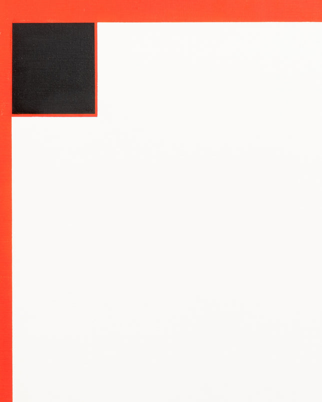 Nic Blans Staand in rood