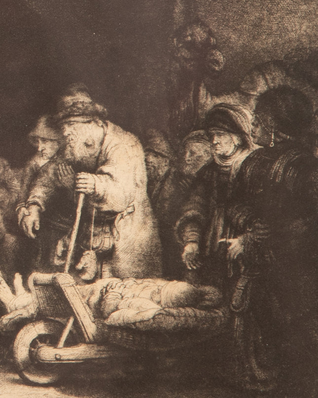 Rembrandt van Rijn (1606-1669) De predikende Christus (De Honderdguldenprent)