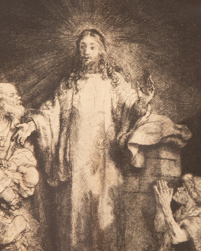 Rembrandt van Rijn (1606-1669) De predikende Christus (De Honderdguldenprent)