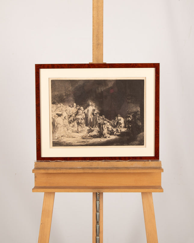 Rembrandt van Rijn (1606-1669) De predikende Christus (De Honderdguldenprent)