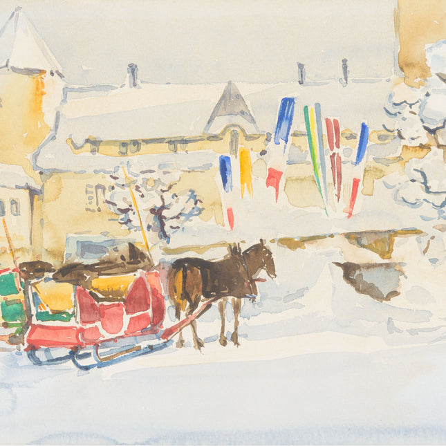 Robert Delval (1934) Courchevel, France
