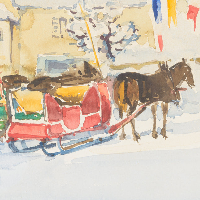Robert Delval (1934) Courchevel, France