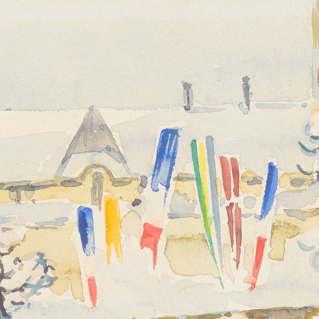 Robert Delval (1934) Courchevel, France