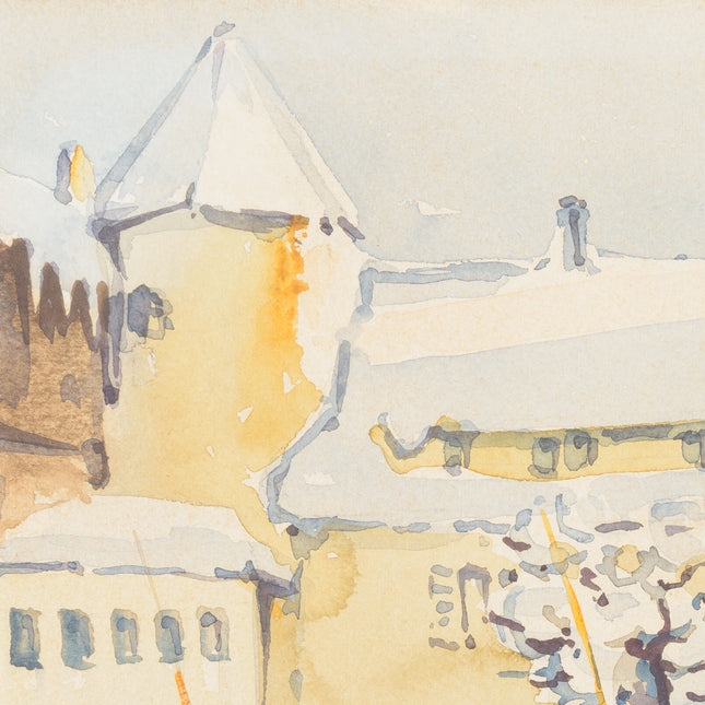 Robert Delval (1934) Courchevel, France