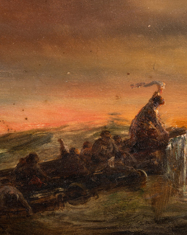 Théodore Gudin (1802-1880) Naufraghi