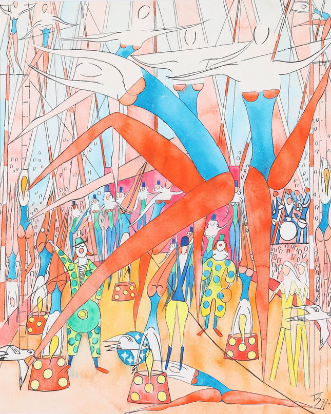 Tinus van Bakel (1939 - 2020) Circus