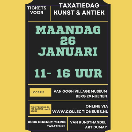 Taxatiedag Van Gogh Village Museum Nuenen - 26 Januari 2026