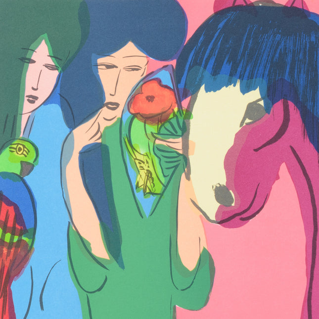 Walasse Ting (1929-2010) Walasse Ting - Horse