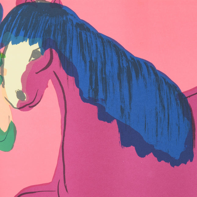 Walasse Ting (1929-2010) Walasse Ting - Horse