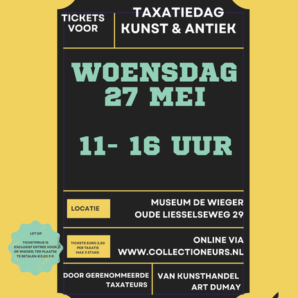Taxatiedag Museum de Wieger - Deurne - woensdag 27 Mei 2026